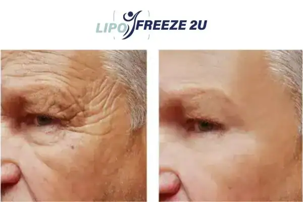 Mens before and after Morpheus 8 Lutterworth results.