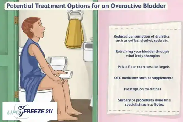 image of woman on toilet because of an overactive bladder Lutterworth
